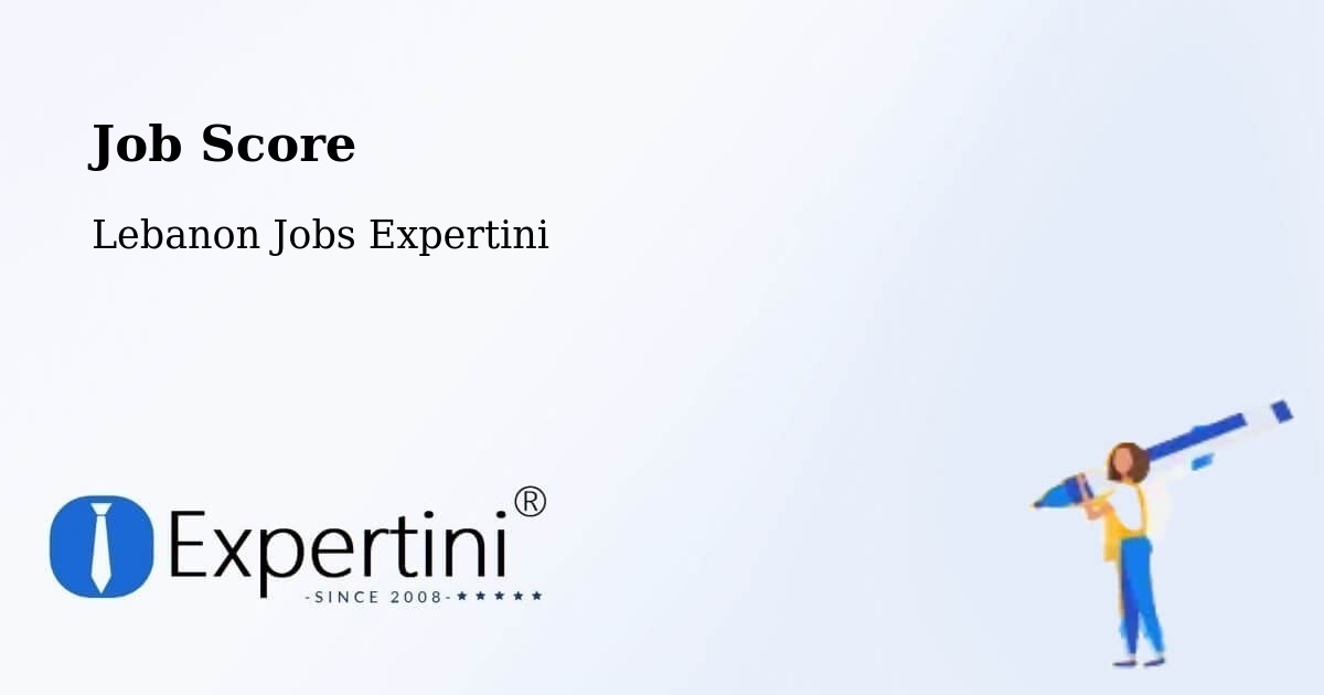 Job Score - Lebanon Jobs Expertini